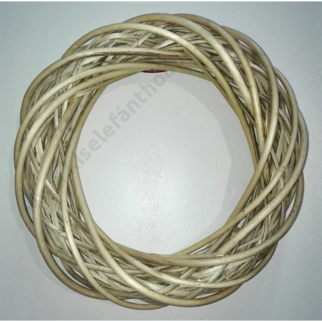 Vesszőkoszorú 30 cm natúr 