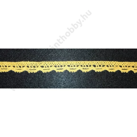 Narancssárga pamut csipke 1,2 cm