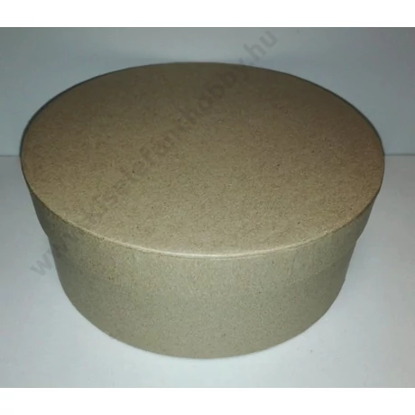 Kerek papírdoboz natur 17x7 cm