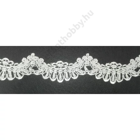 Méteres légcsipke fehér 6,5 cm 