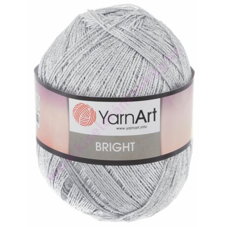 Yarn Art Bright fémszálas horgolócérna ezüst