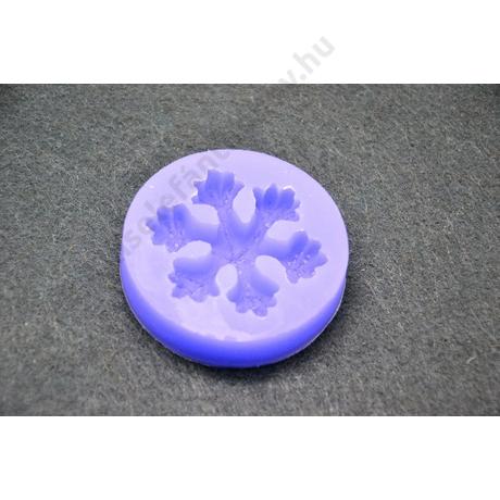 Szilikon mintázó hópehely 7 cm