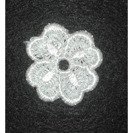 Fehér légcsipke virág 2,8 cm
