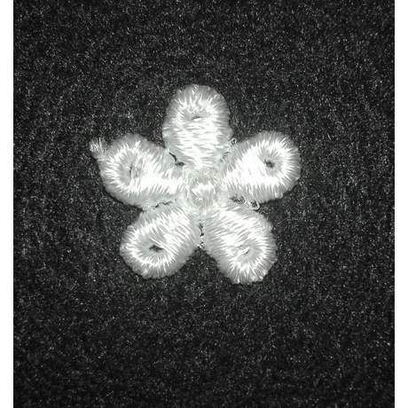 Fehér légcsipke virág 1,5 cm