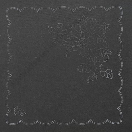 Fekete kalocsai minta (30X30 -  770)