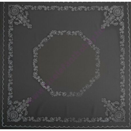 Fekete matyó abrosz (90X90 - )