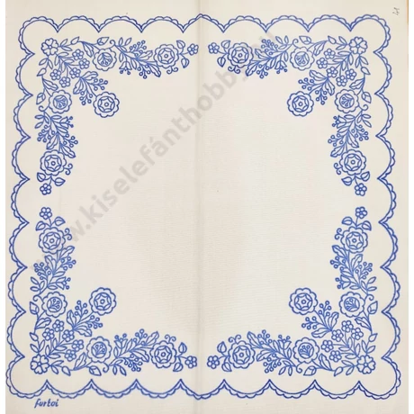 Előnyomott kézimunka (53X53 - 41)  furtai minta