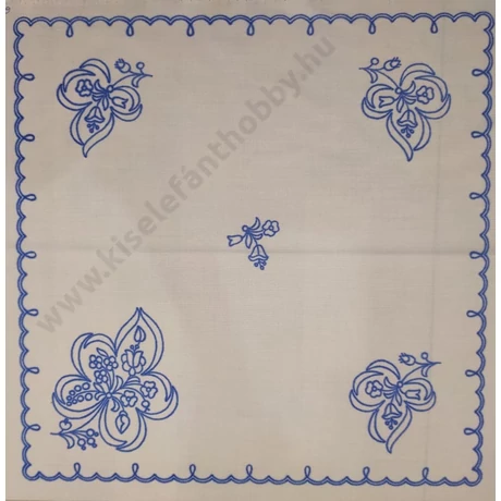 Előnyomott kézimunka (53X53 - 61)  kalocsai minta