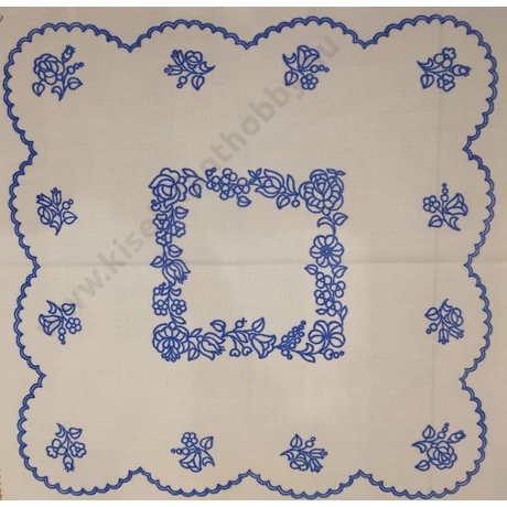 Előnyomott kézimunka (53X53 - 60)  kalocsai minta