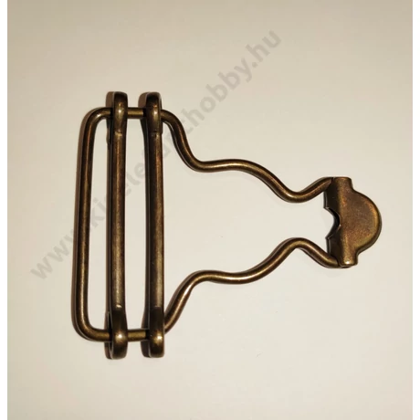 Kantárcsat / kertészcsat  4 cm, antikréz színű