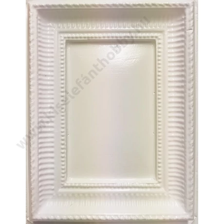 Gipszkiöntő forma bordás képkeret 15x20 cm