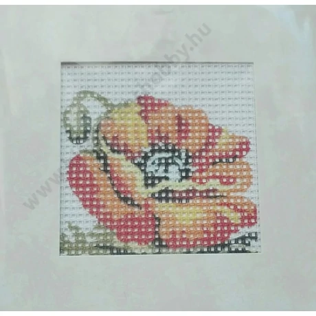 Gobelin cérnával és papírkerettel 6,5x6,5 cm
