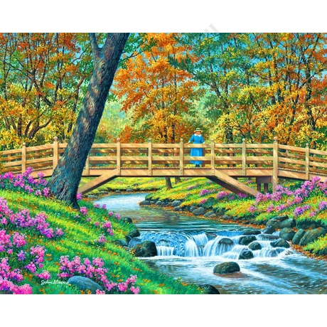Gyémántszemes kirakó szett 45x55 cm
