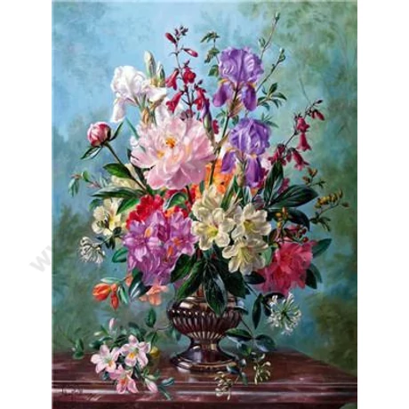Festés számok szerint festőkészlet fa kerettel  50x65 cm