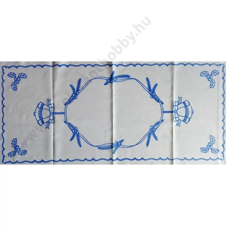 Előnyomott hímezhető kézimunka  40 x 80 cm -  karácsonyi minta