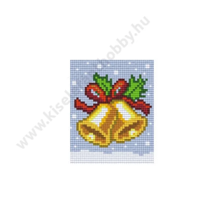 Karácsonyi harangok pixelhobby kirakó szett