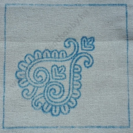 Írásos minta 20x20 cm