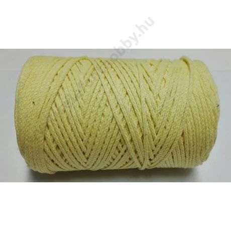 Macrame cotton 2 mm sárgászöld