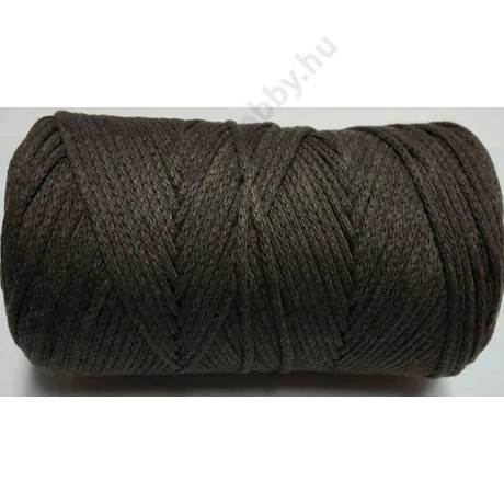 Macrame cotton 2 mm földbarna