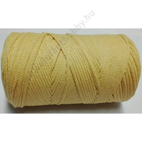 Macrame cotton 2 mm napsárga