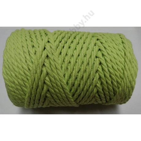 Szétfésülhető makramé rope fonal 3 mm kivizöld