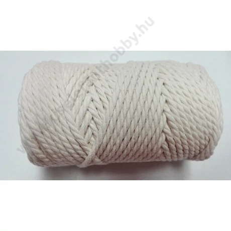 Szétfésülhető makramé rope fonal 3 mm nyers