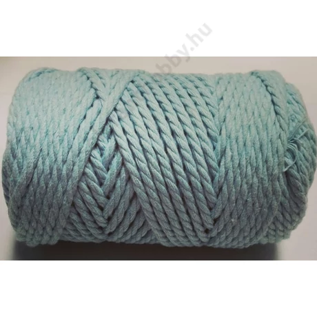 Szétfésülhető makramé rope fonal 3 mm világoskék