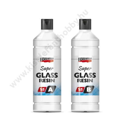 Szuper üveggyanta szett (epoxi műgyanta) 2x250 ml 