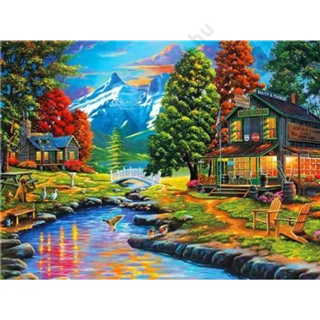 Festés számok szerint készlet fakerettel 40x50 cm