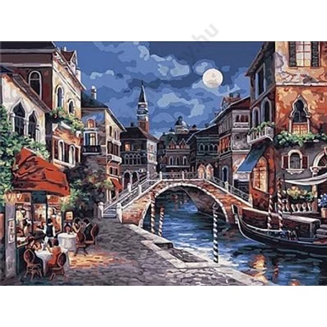 Festés számok szerint készlet fakerettel 40x50 cm