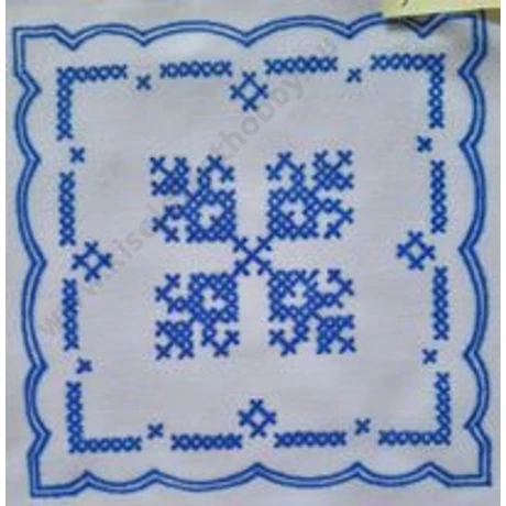 Előnyomott kézimunka -  20x20 cm, keresztszemes minta
