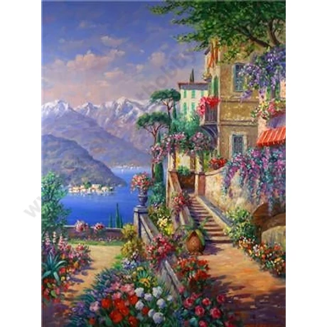 Festés számok szerint készlet fakerettel 40x50 cm