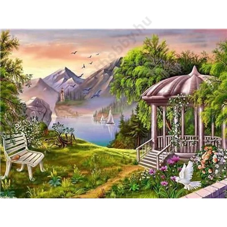 Festés számok szerint készlet fakerettel 40x50 cm