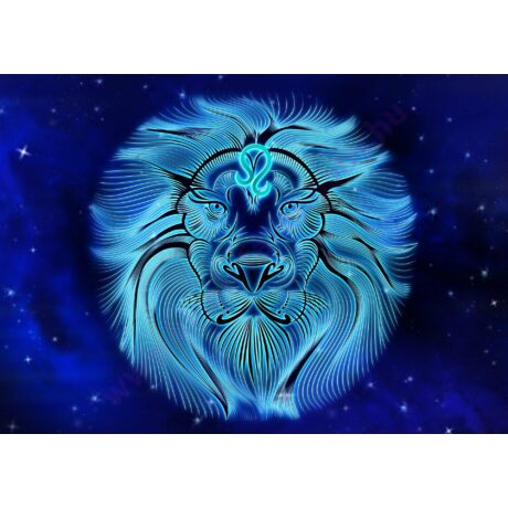Gyémántszemes kirakó szett 36x46 cm oroszlán