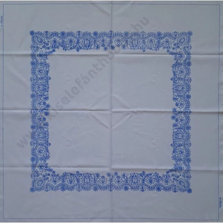 Előnyomott hímezhető kézimunka terítő - matyó minta 90x90 cm 