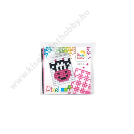 Pixelhobby kulcstartó 1 db - mosolygó boci
