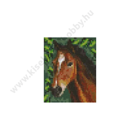 lófej - pixelhobby kirakó készlet