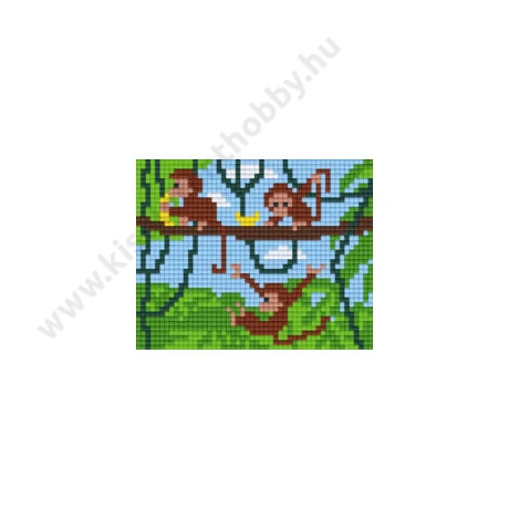 Kis majmok pixelhobby kirakó szett