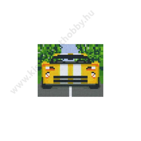Versenyautó - pixelhobby kép készlet
