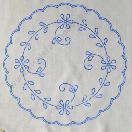 Madeira fehér hímzés 30x30 cm