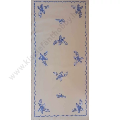  Előrajzolt hímezhető kézimunka futó 45 x 90 cm - makkos minta