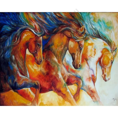 Festés számok szerint készlet fakerettel 40x50 cm