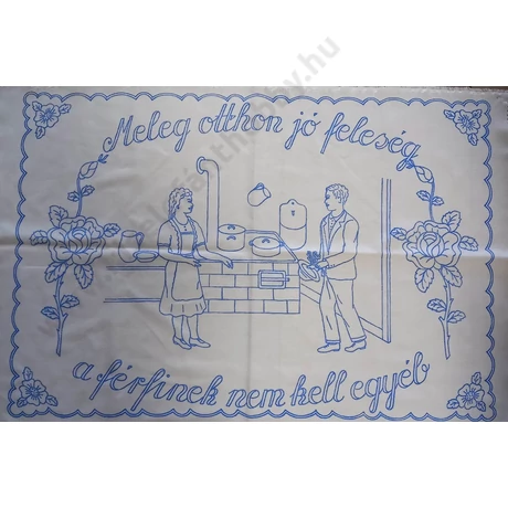Előnyomott hímezhető  kézimunka -  falvédő - 65