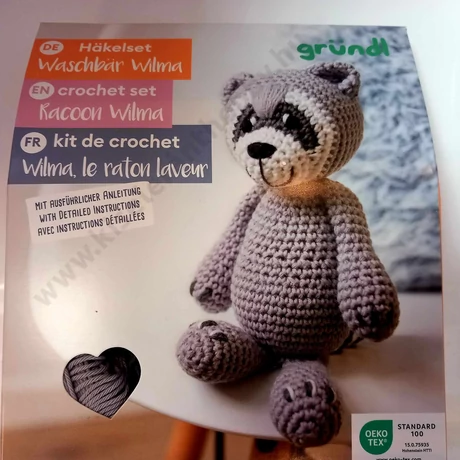 Amigurumi horgoló  szett - maci