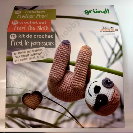 Amigurumi horgoló  szett - lajhár