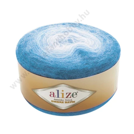 Angora Gold Ombre Batik 7245 türkizkék 