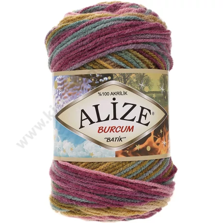 Burcum Batik 4341 keki - lila- türkiz