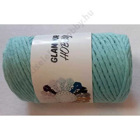 Glamour hobby makramé fonal 3 mm,  menta