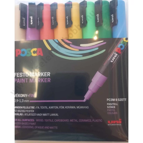 Posca toll, akril toll készlet 8 db