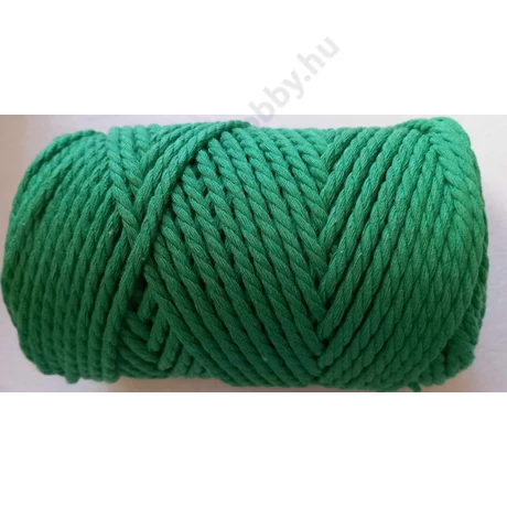 Szétfésülhető makramé rope fonal 3mm, zöld